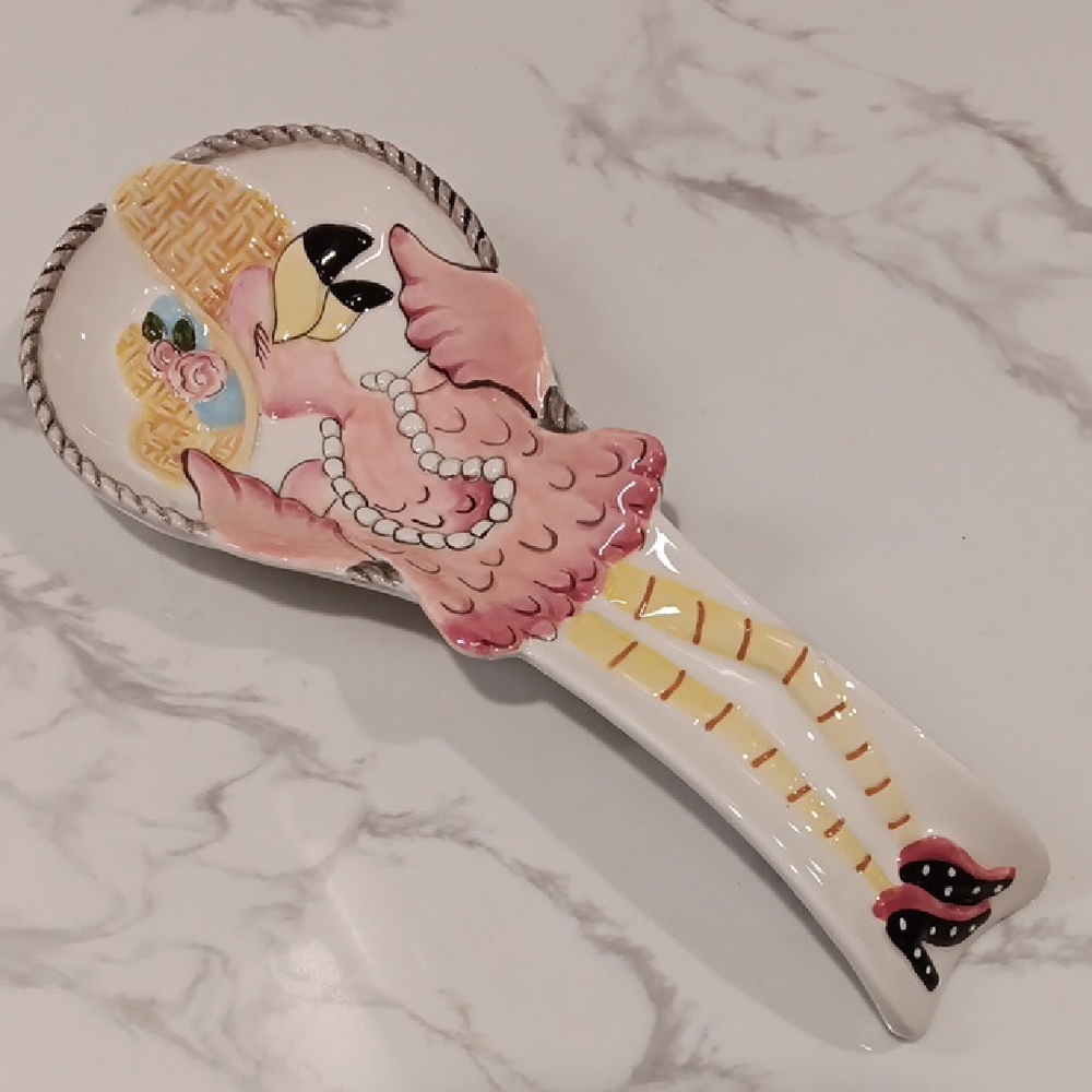 NIB, Blue Sky Clayworks Heather Goldminc 2017 "Miss Precious" Spoon Rest